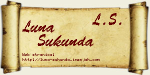 Luna Šukunda vizit kartica